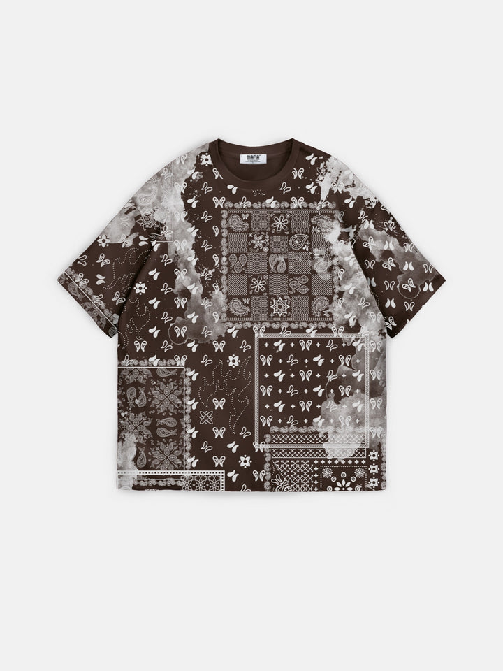 Oversize Carpet T-shirt - Brown