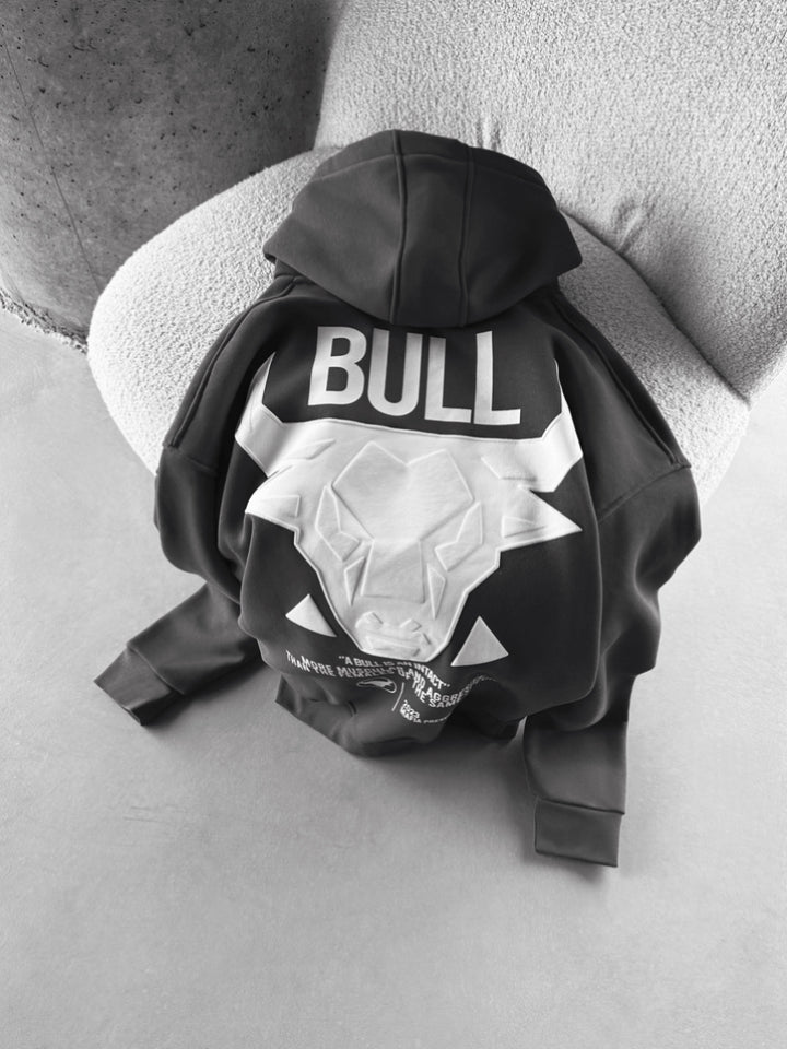 Oversize Bull Hoodie - Anthracite