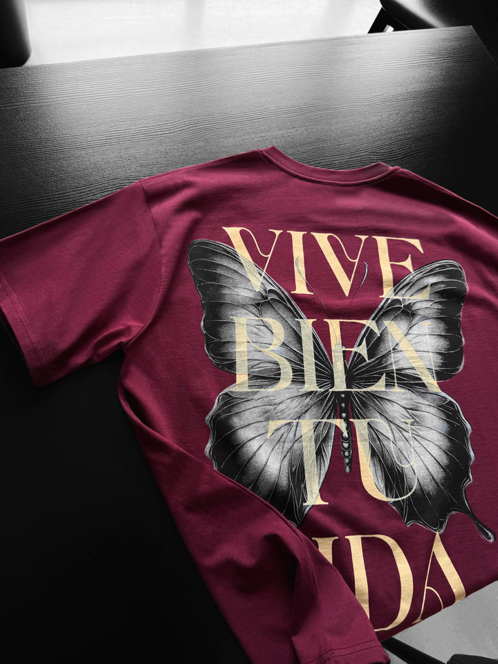 Oversize "Vive Bien Tu Vida" T-Shirt - Port Royale