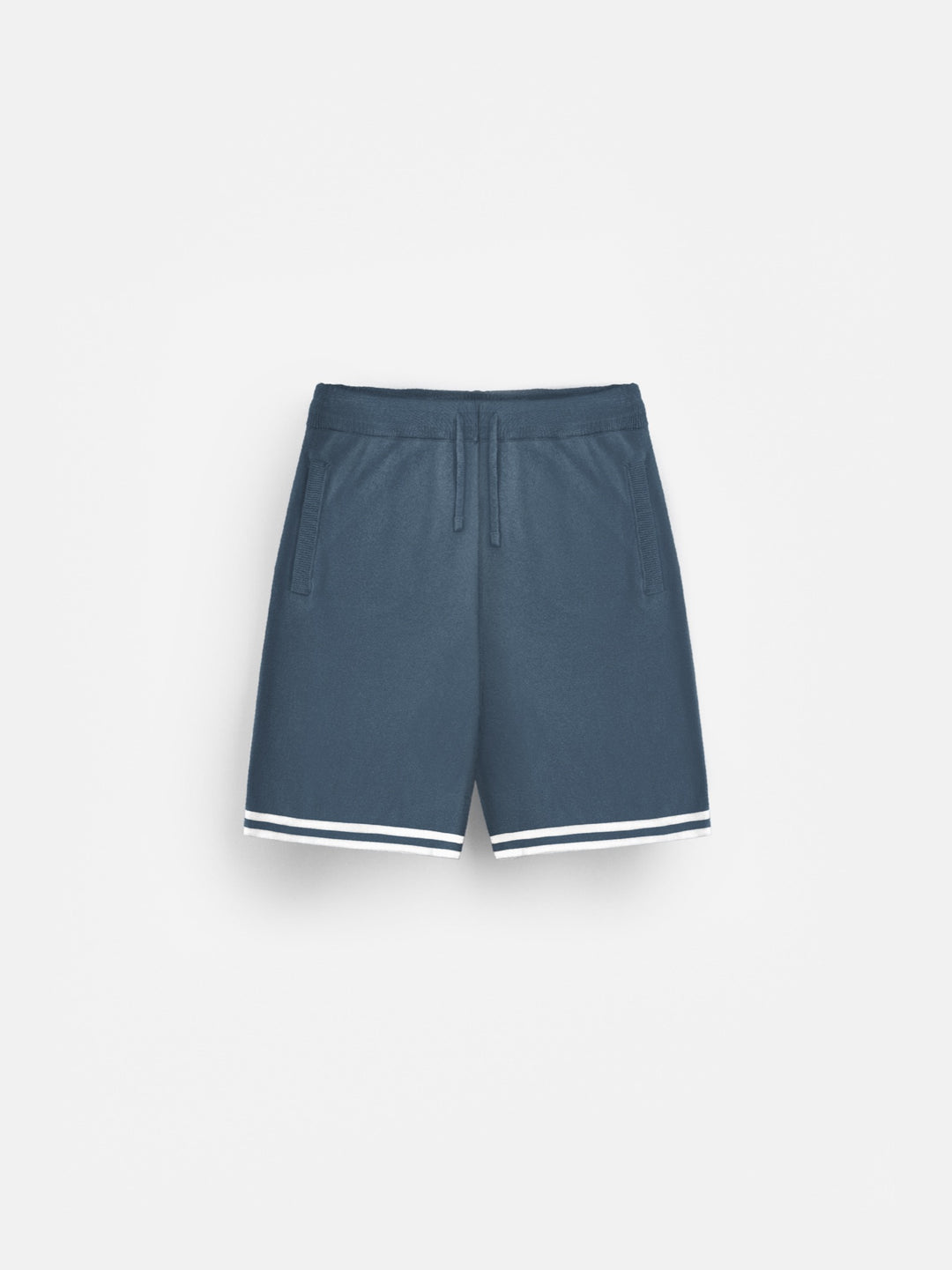 Loose Fit Knit Shorts - Stormy Weather