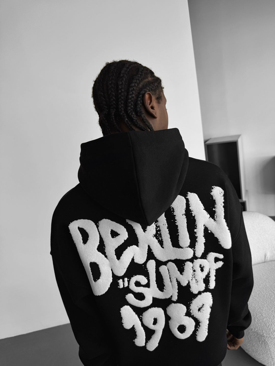 Oversize Berlin "Sumpf" Hoodie - Black