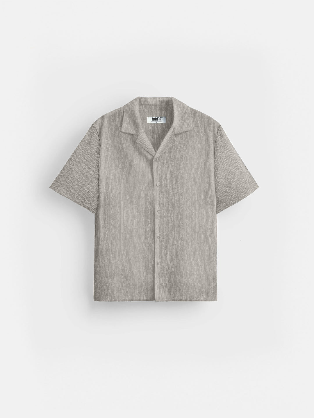 Oversize Crepe Shirt - Stone