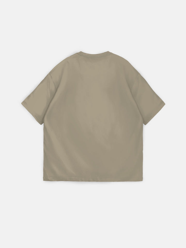Oversize Basic T-Shirt - Stone