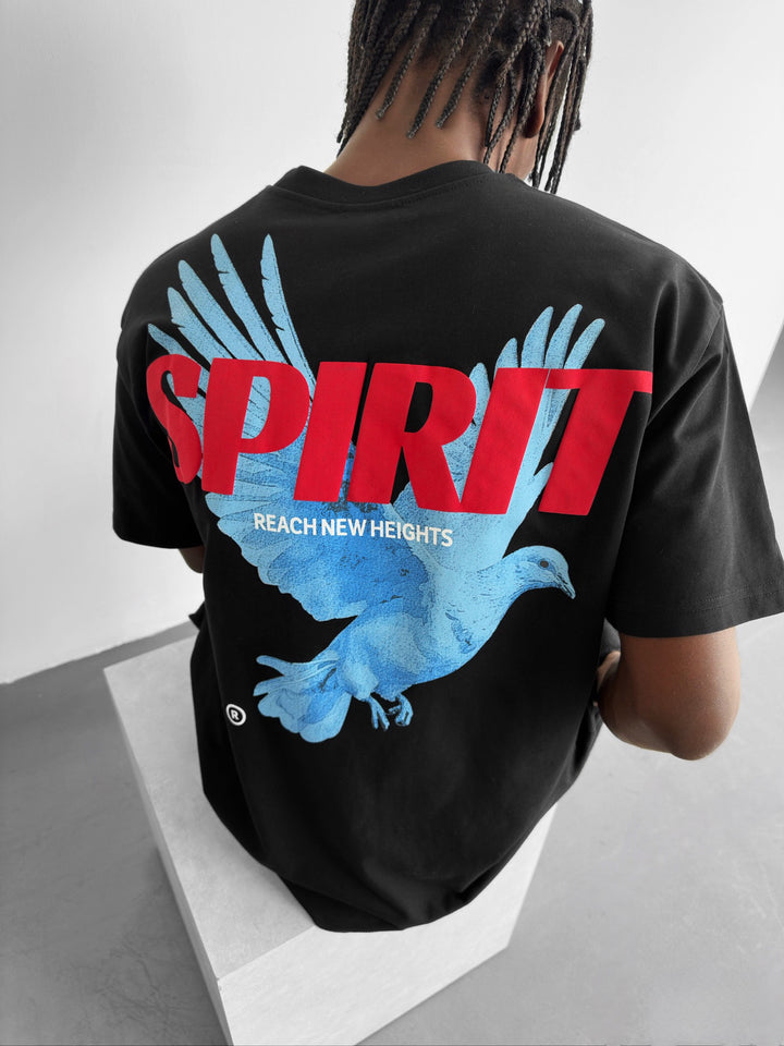 Oversize Spirit T-Shirt - Black