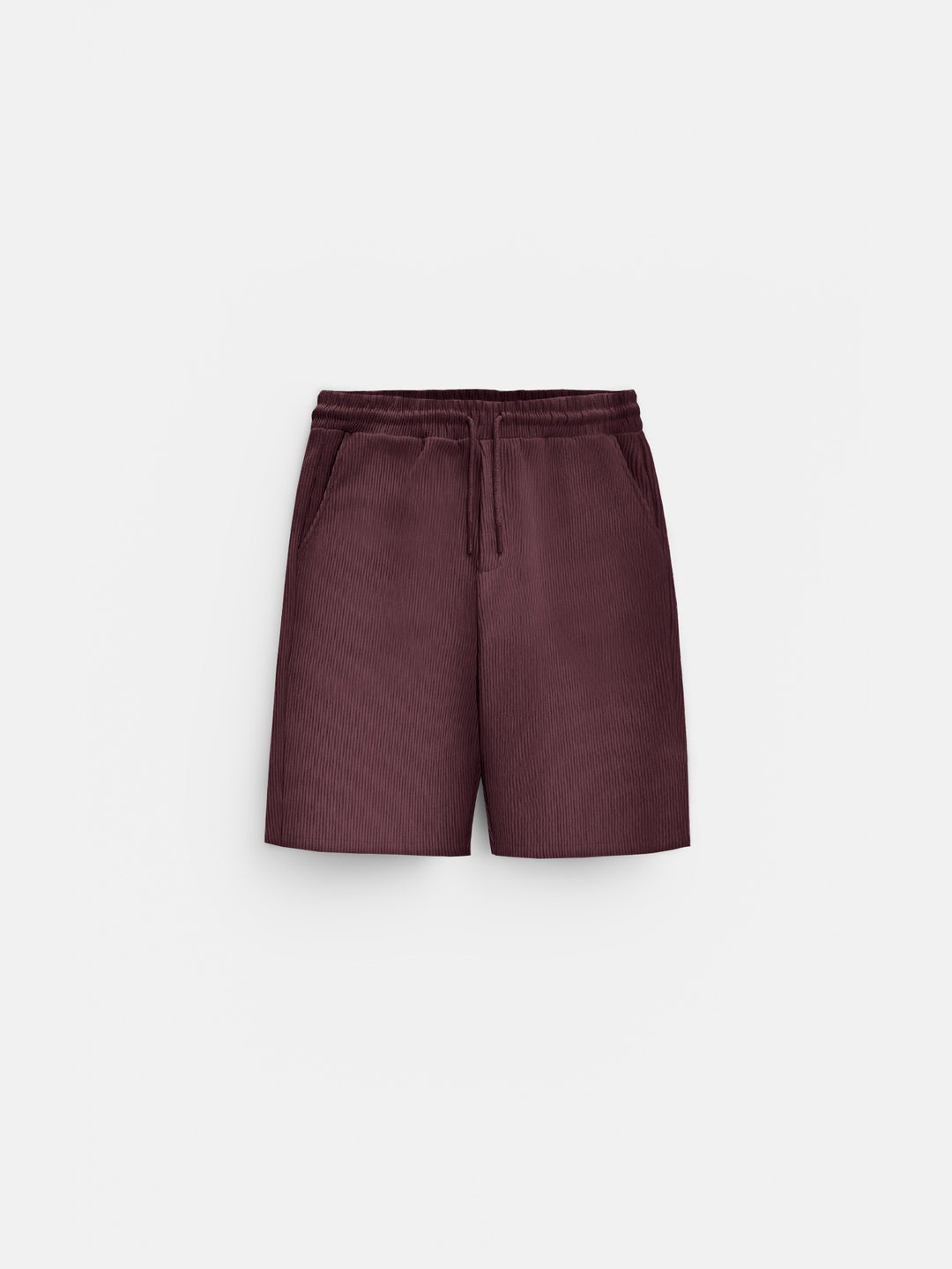 Loose Fit Ribbed Shorts - Port Royale