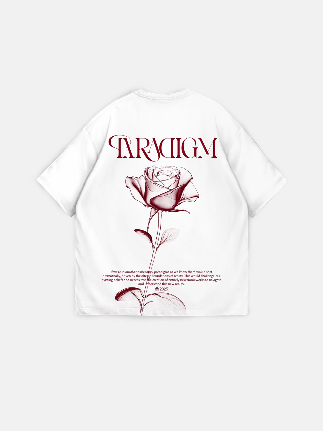 Oversize Paradigm T-Shirt - Ecru