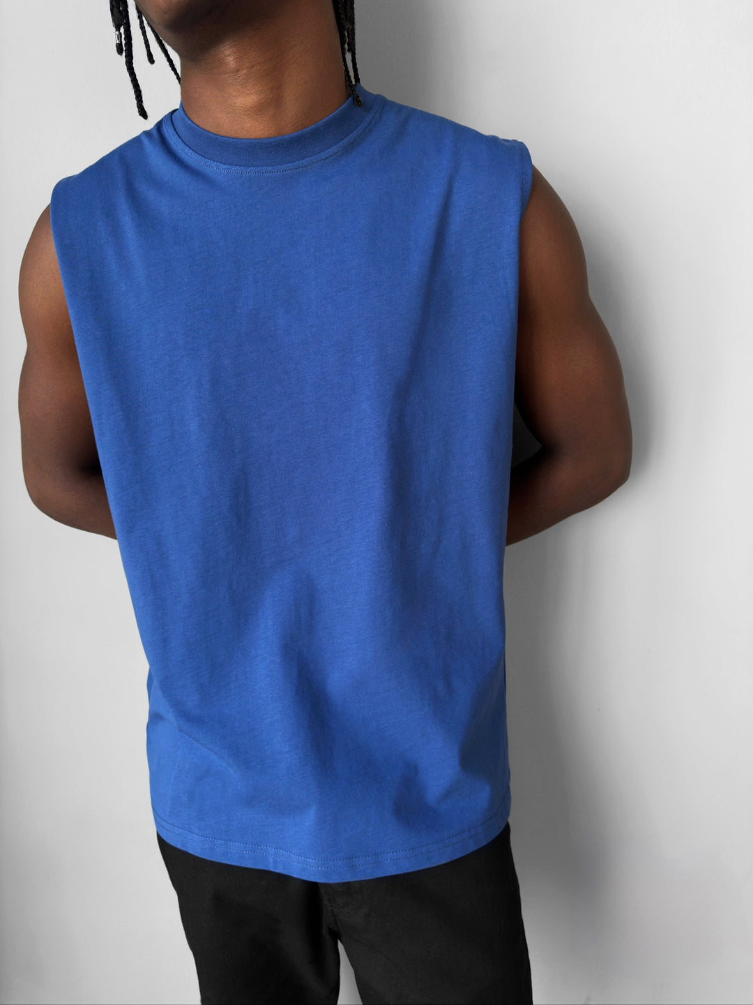 Oversize Basic Tanktop - Navy Peony