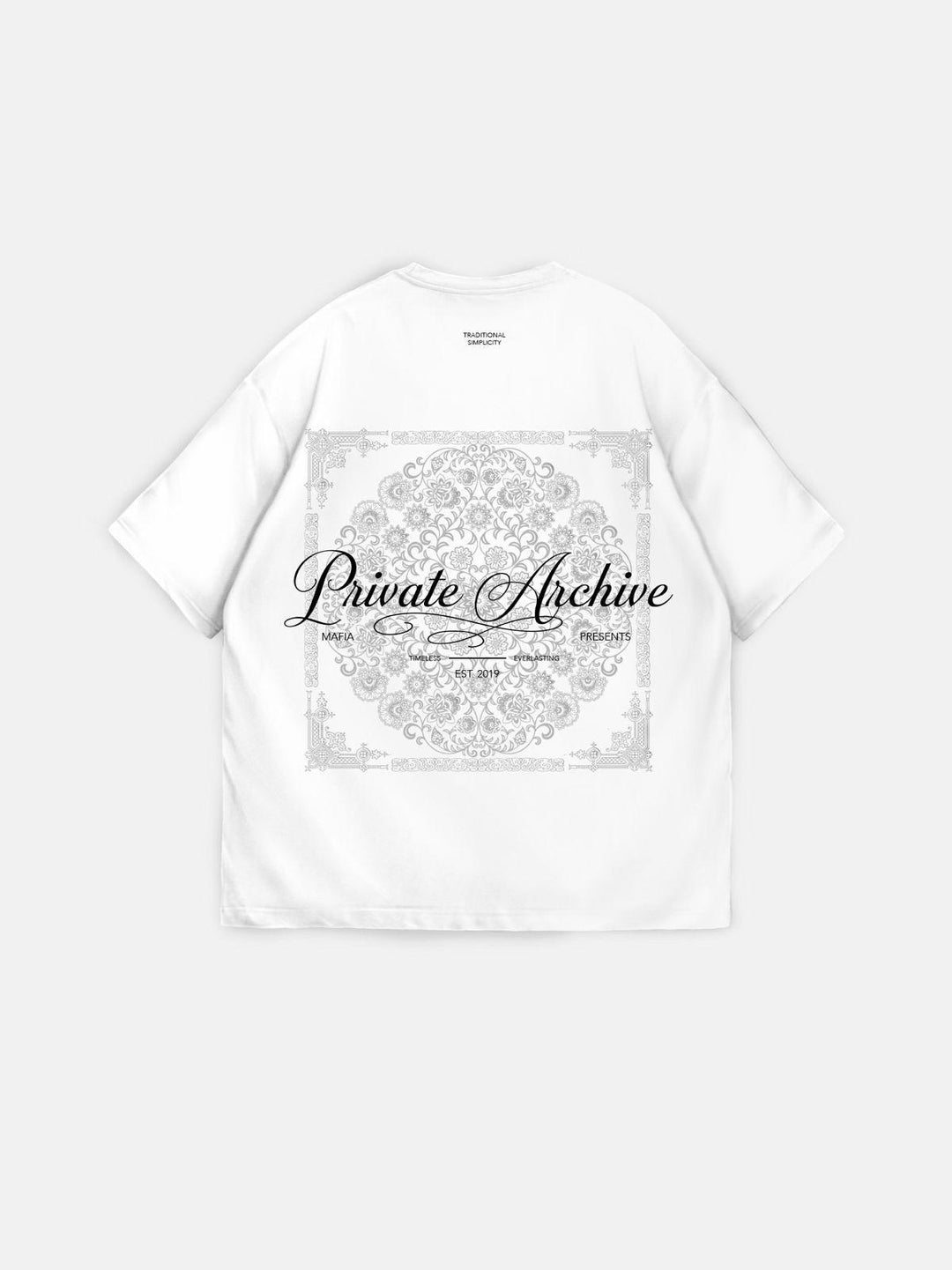 Oversize Private Archive T-Shirt - Ecru