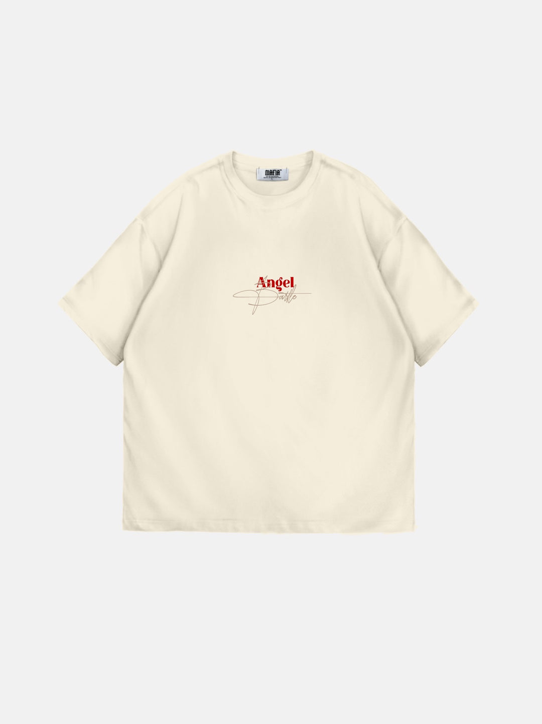 Oversize Carpet Angel T-Shirt - Antique White