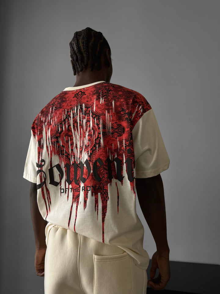 Oversize Souvenir T-Shirt - Antique White