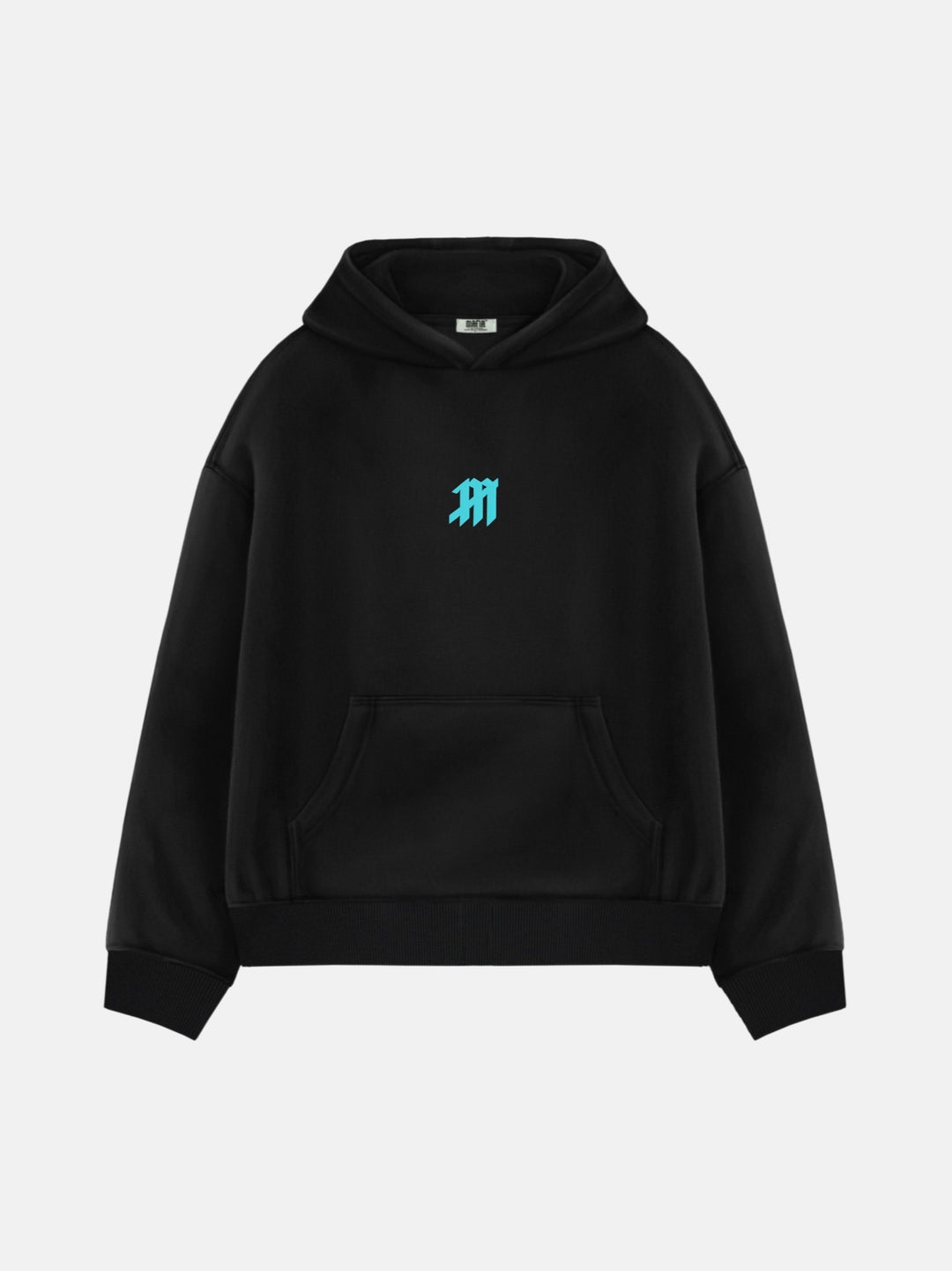 Oversize Mouse Hoodie - Black and Blue