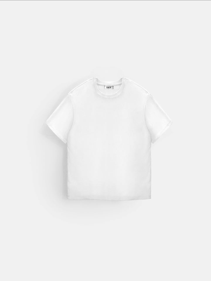 Regular Fit Velvet T-shirt - White