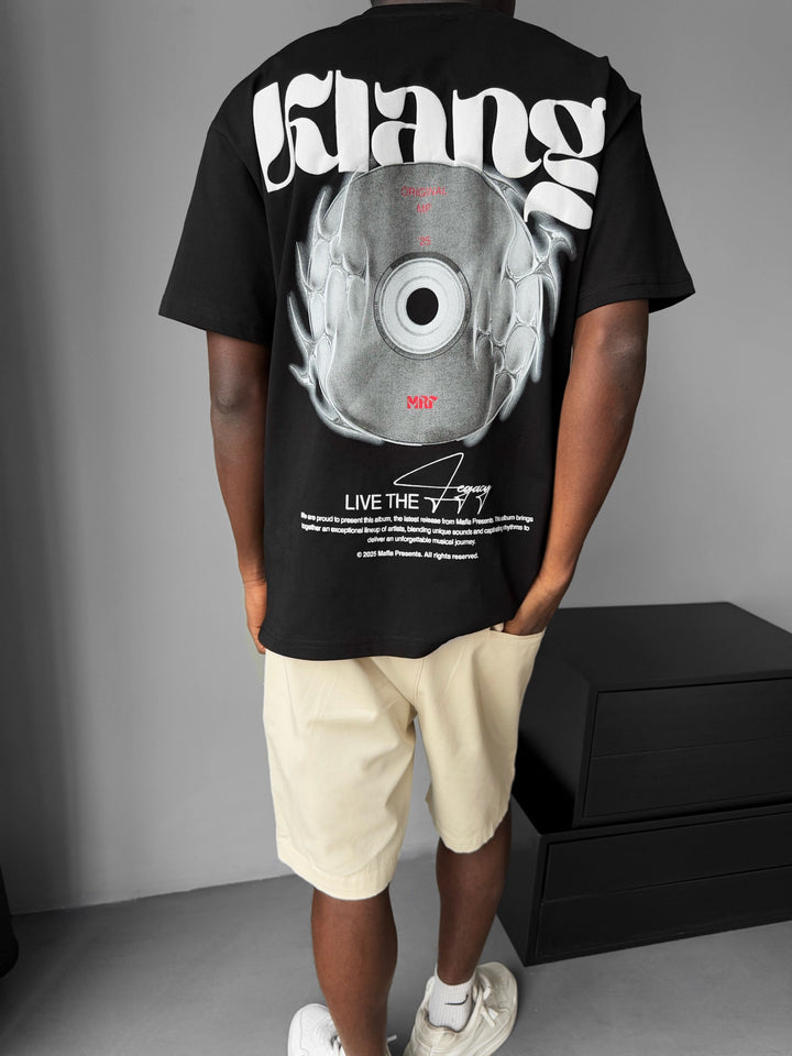 Oversize "Klang" T-Shirt - Black