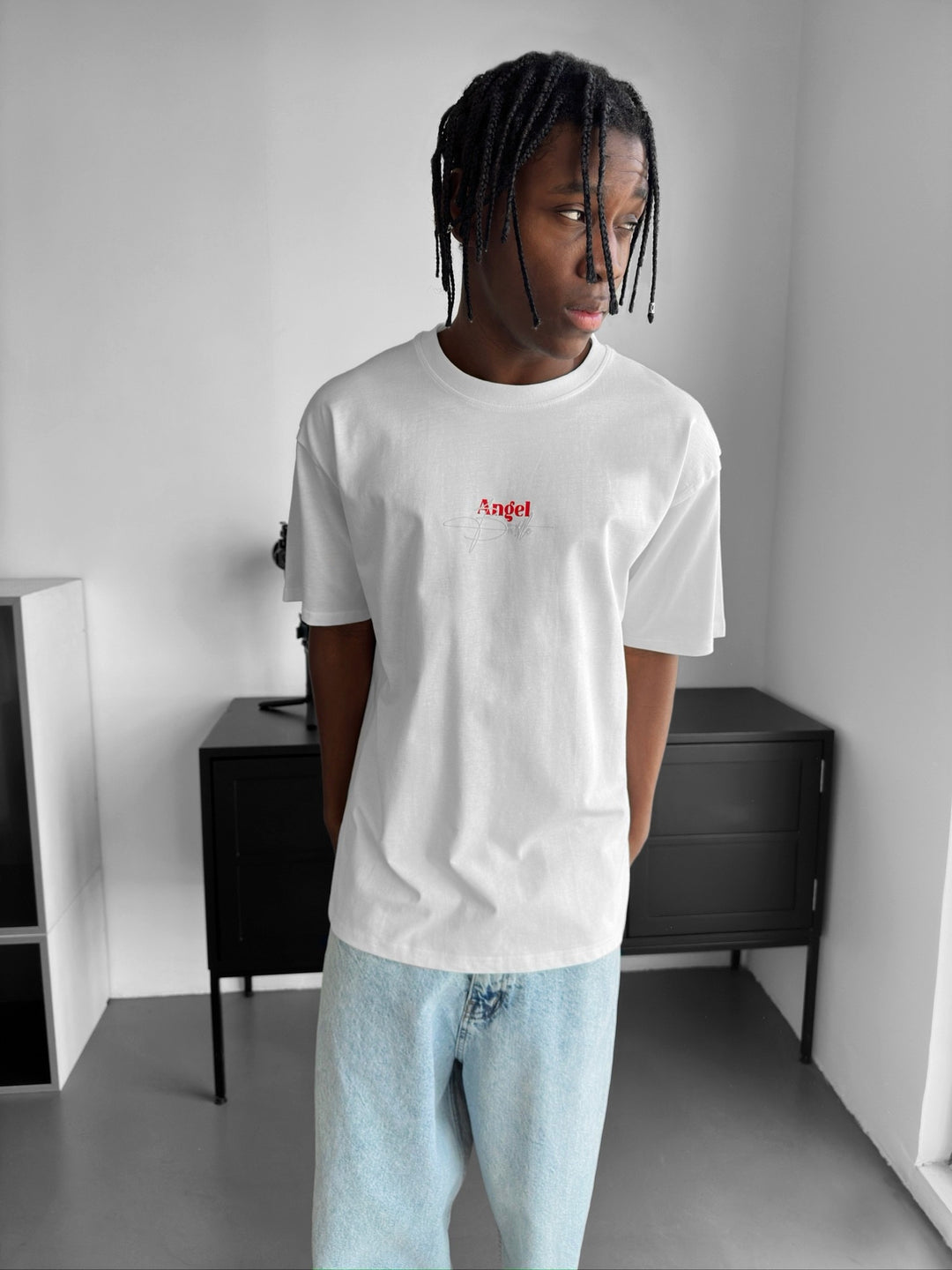 Oversize Carpet Angel T-Shirt - Ecru