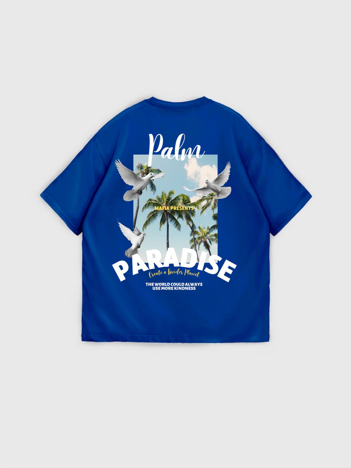 Oversize Palm Paradise T-shirt - Saks