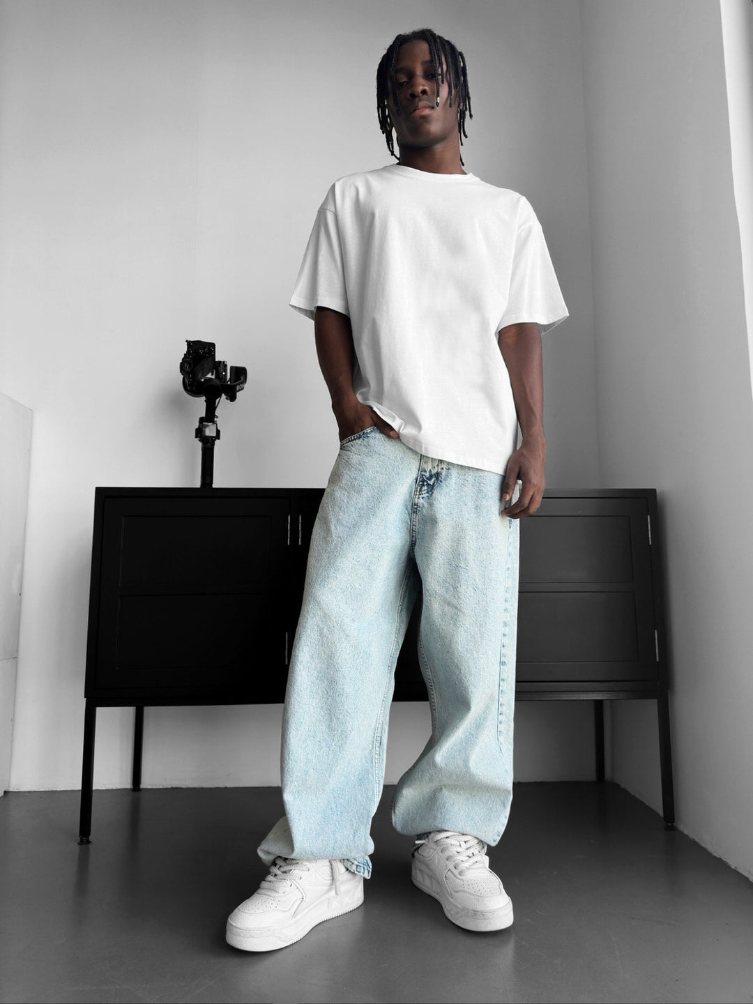 Oversize Basic T-Shirt - Ecru