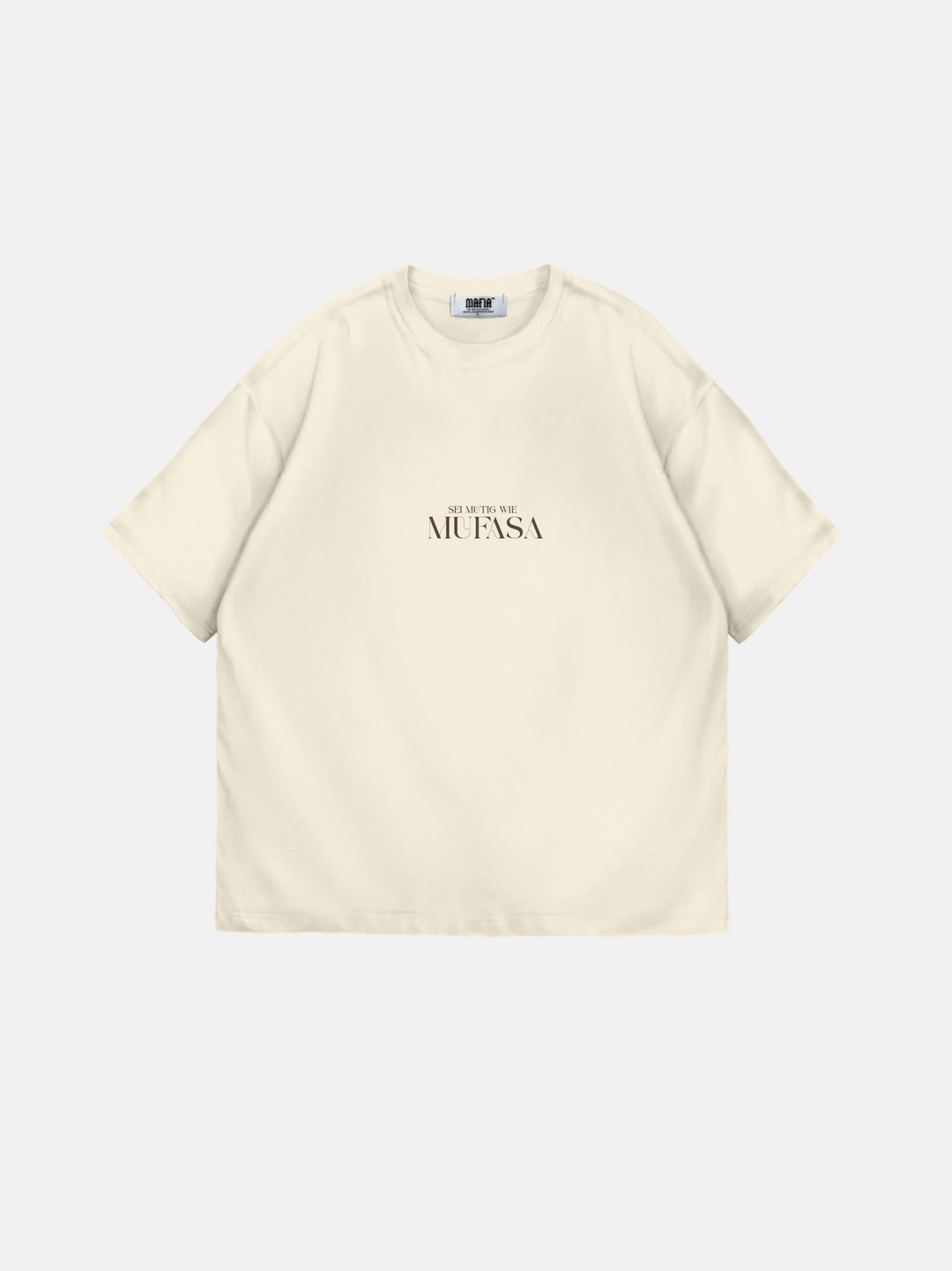 Oversize Lion T-Shirt - Antique White