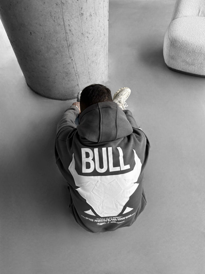 Oversize Bull Hoodie - Anthracite
