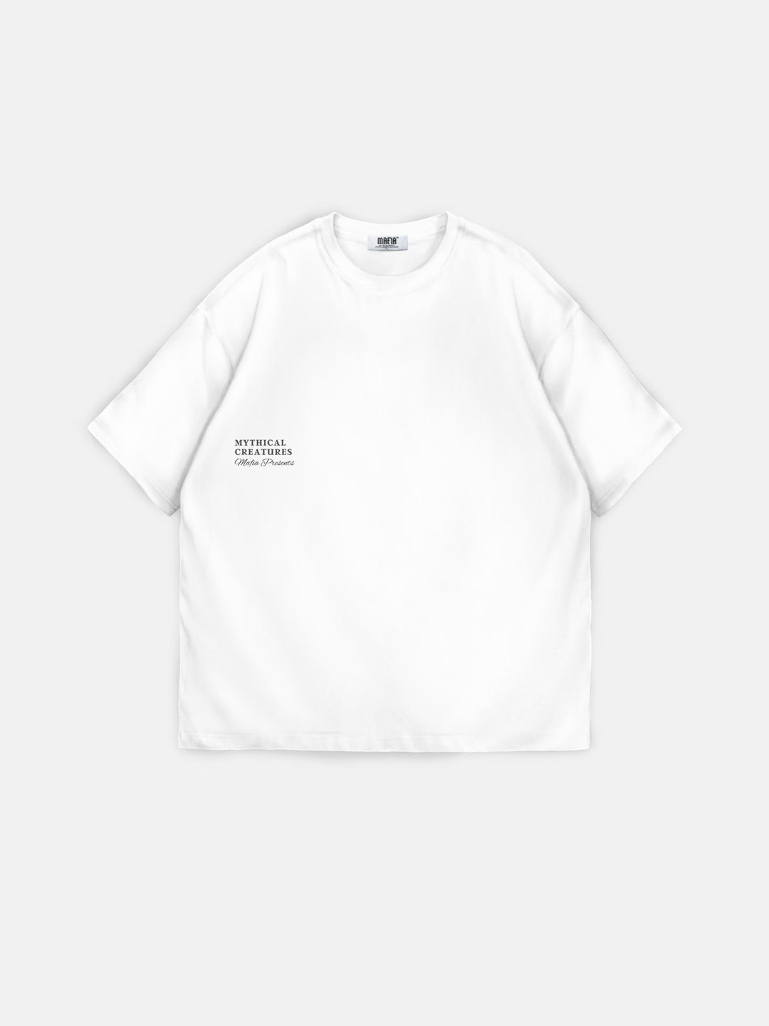 Oversize Mythical Creatures T-shirt - Ecru