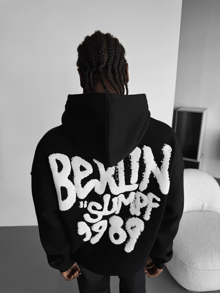 Oversize Berlin "Sumpf" Hoodie - Black