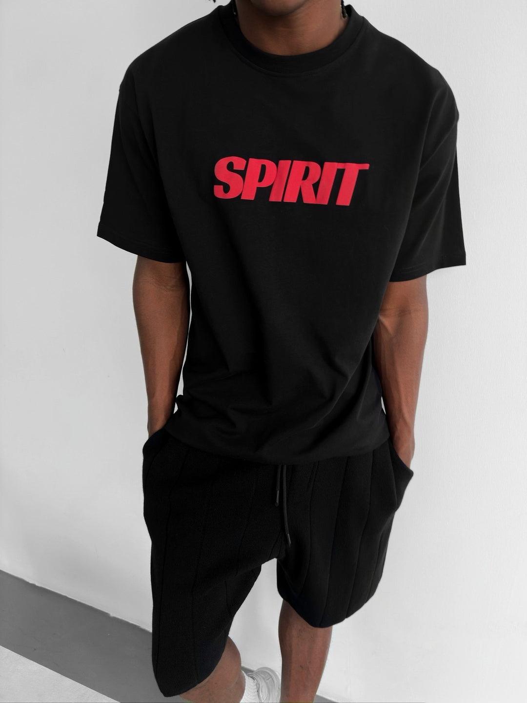 Oversize Spirit T-Shirt - Black