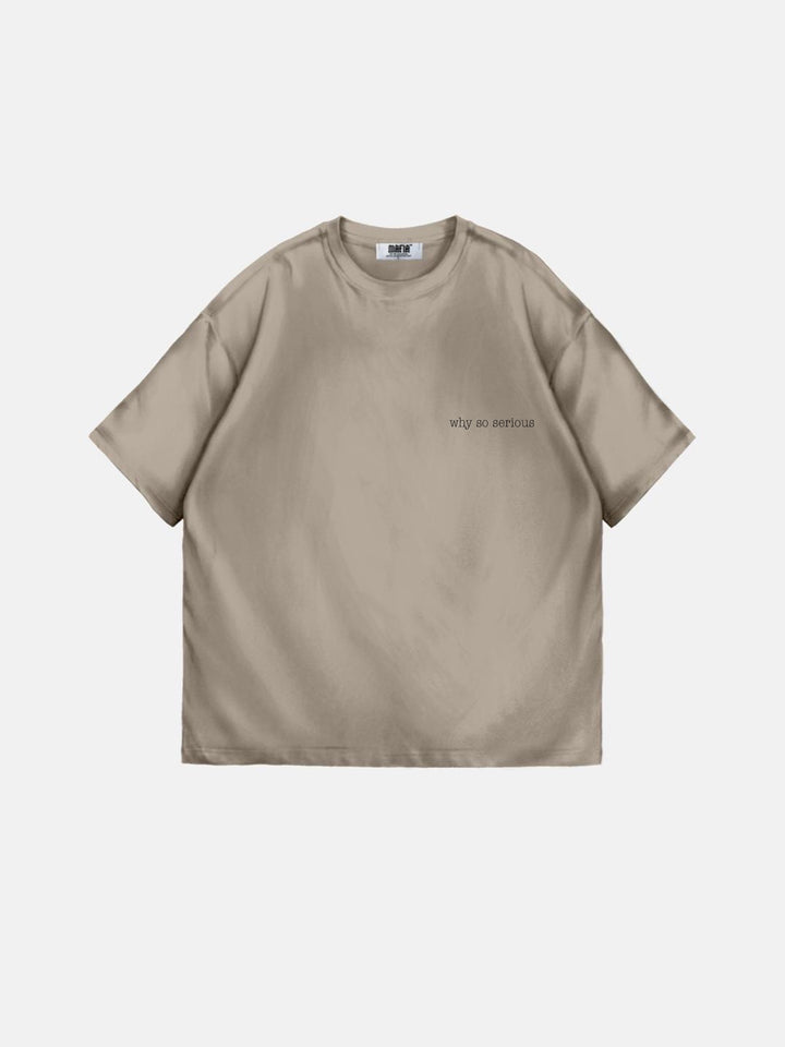 Oversize "Future Memories" T-Shirt - Beige