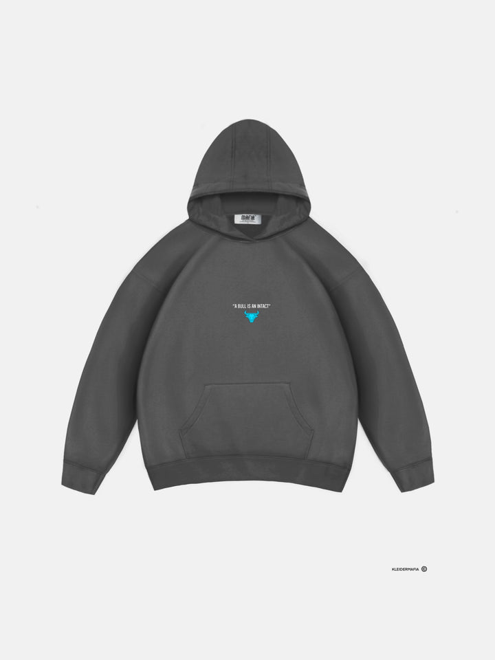 Oversize Bull Hoodie - Tornado Grey