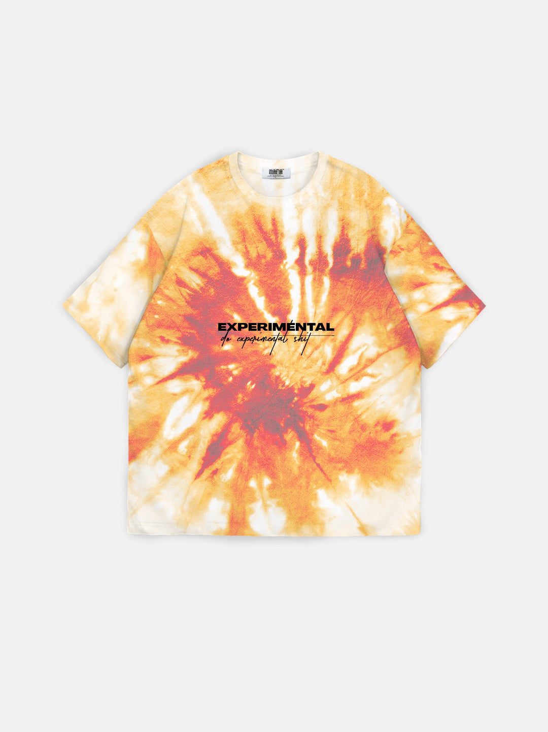 Oversize Experimental T-shirt - Orange