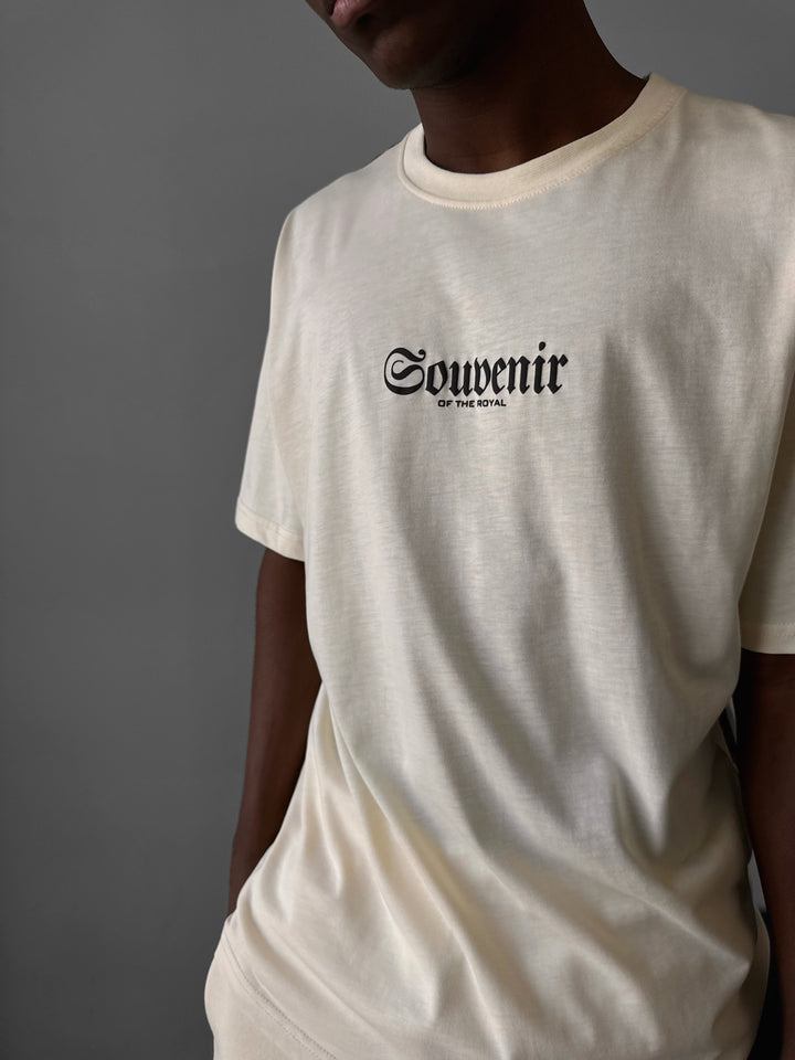 Oversize Souvenir T-Shirt - Antique White