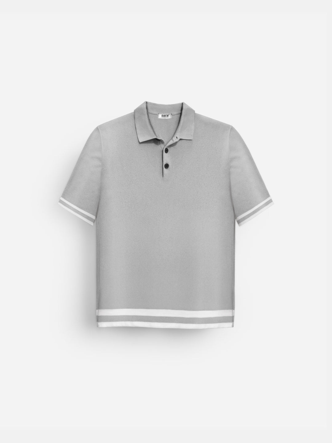 Regular Fit Knit T-shirt - Light Grey