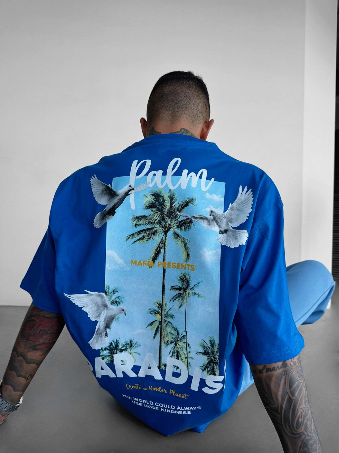 Oversize Palm Paradise T-shirt - Saks