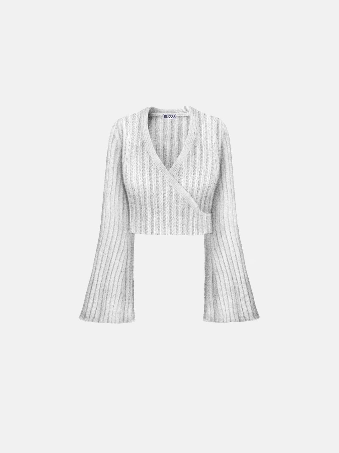 Tied Knit Top - Grey