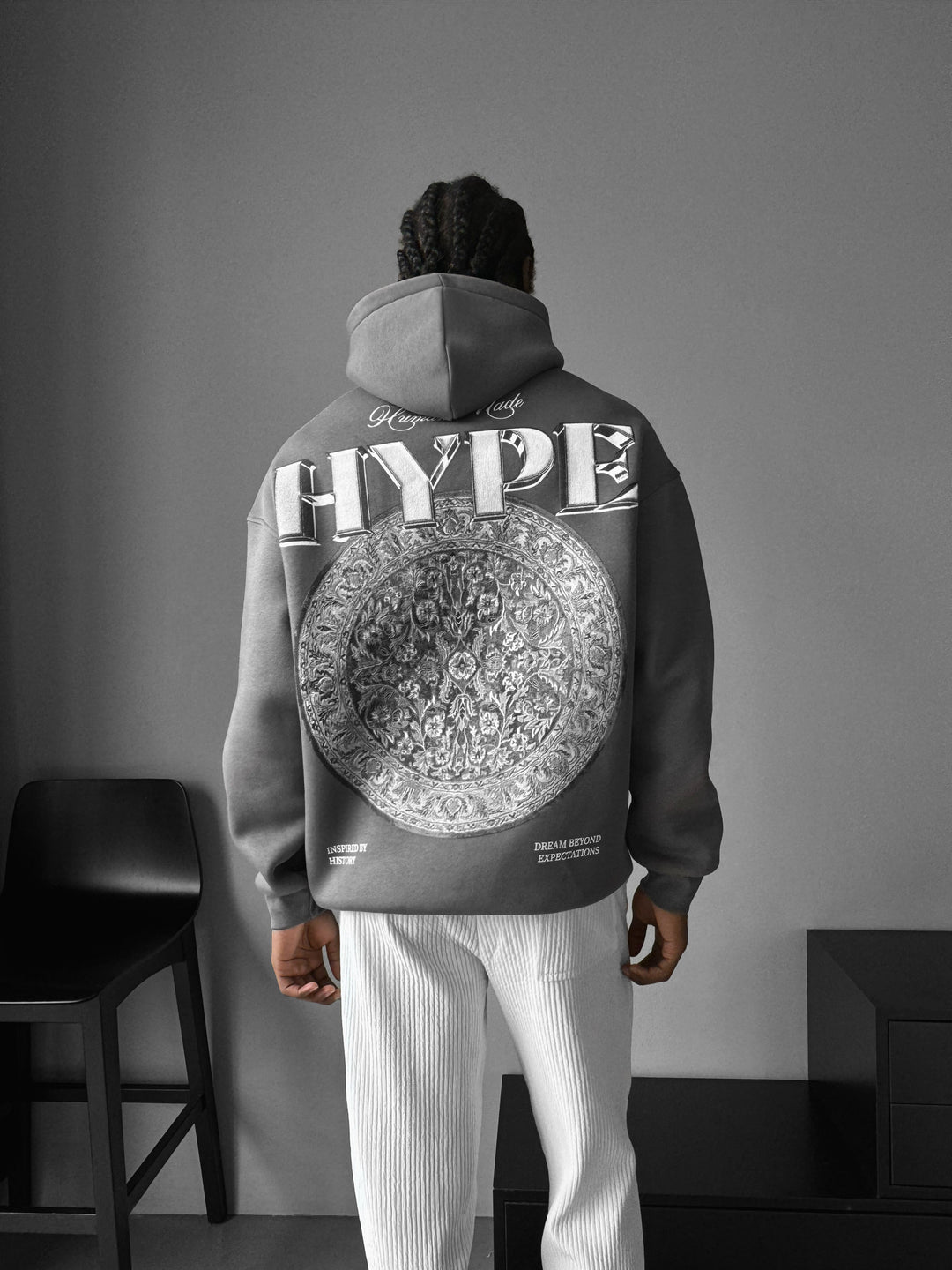 Oversize Hype Hoodie - Anthracite