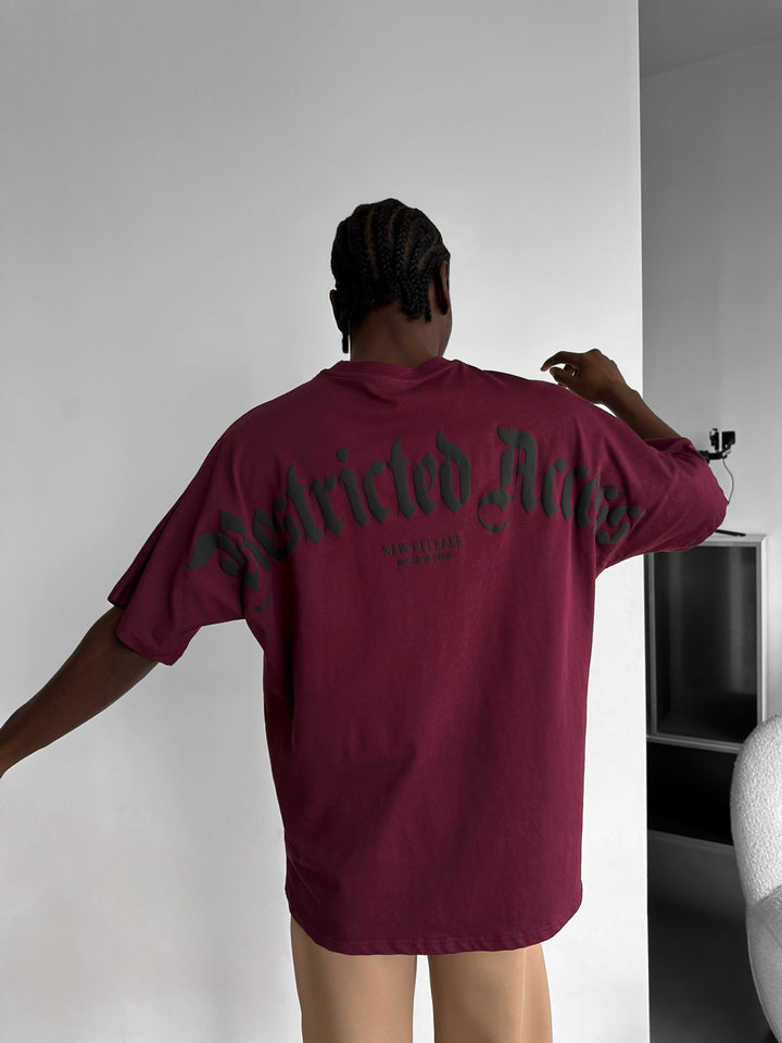 Oversize 'Restricted Access' T-Shirt - Port Royale