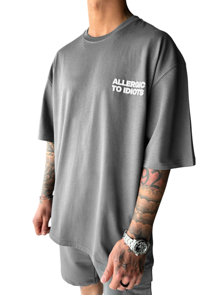 Oversize Statement T-shirt - Anthracite