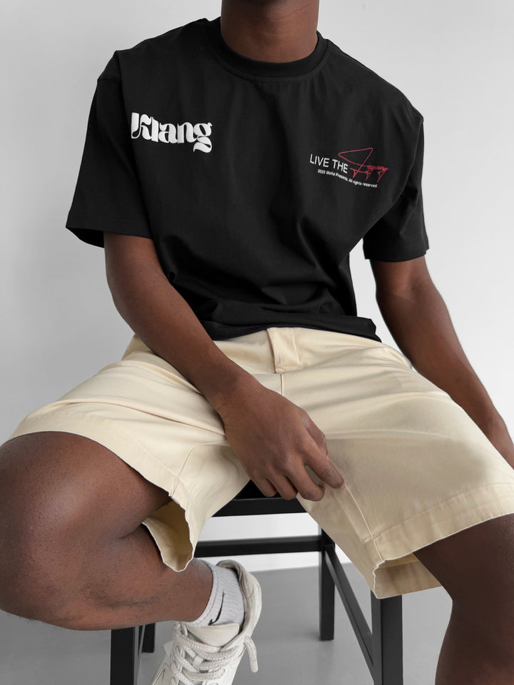 Oversize "Klang" T-Shirt - Black