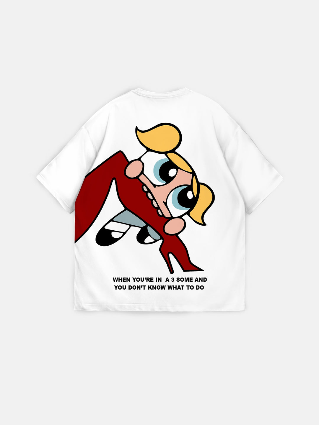 Oversize Comic T-Shirt - Ecru