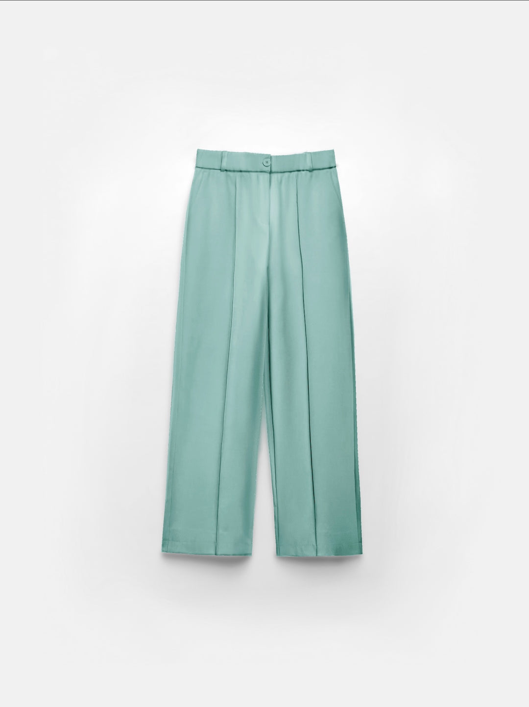 High Waist Trousers - Mint