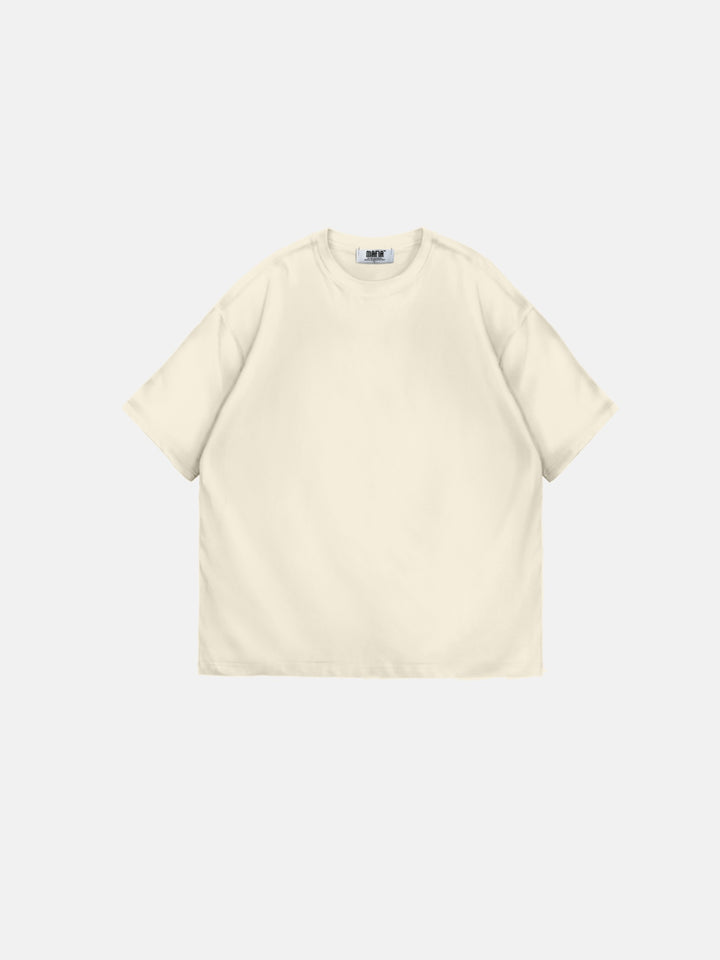 Oversize Basic T-Shirt - Antique White