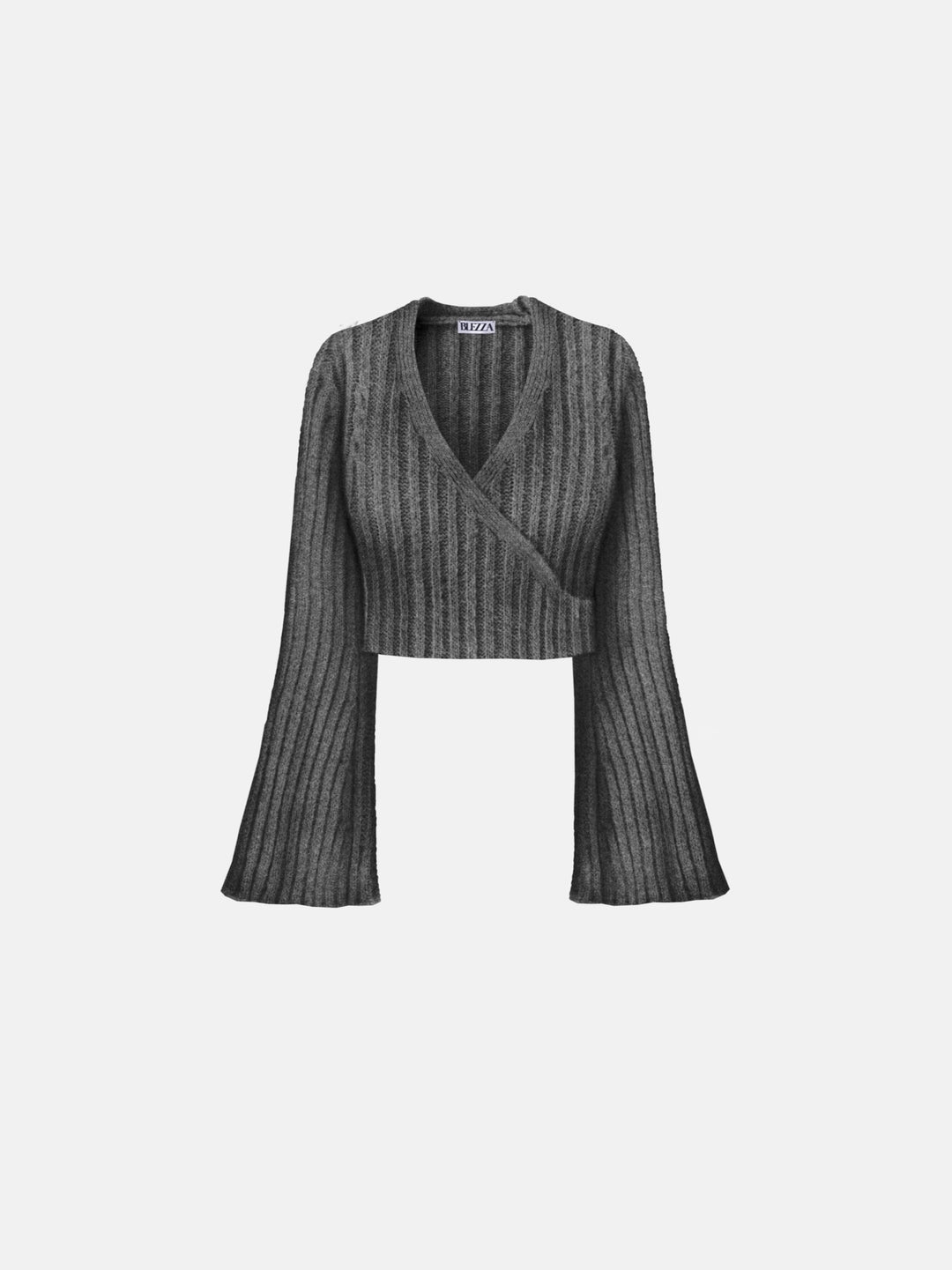Tied Knit Top - Anthracite