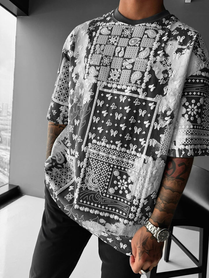 Oversize Carpet T-shirt - Anthracite