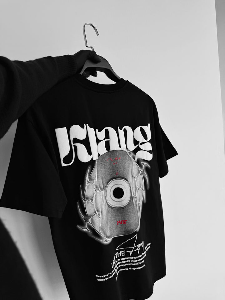 Oversize "Klang" T-Shirt - Black