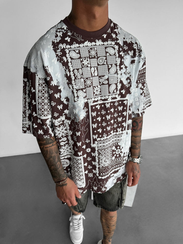 Oversize Carpet T-shirt - Brown
