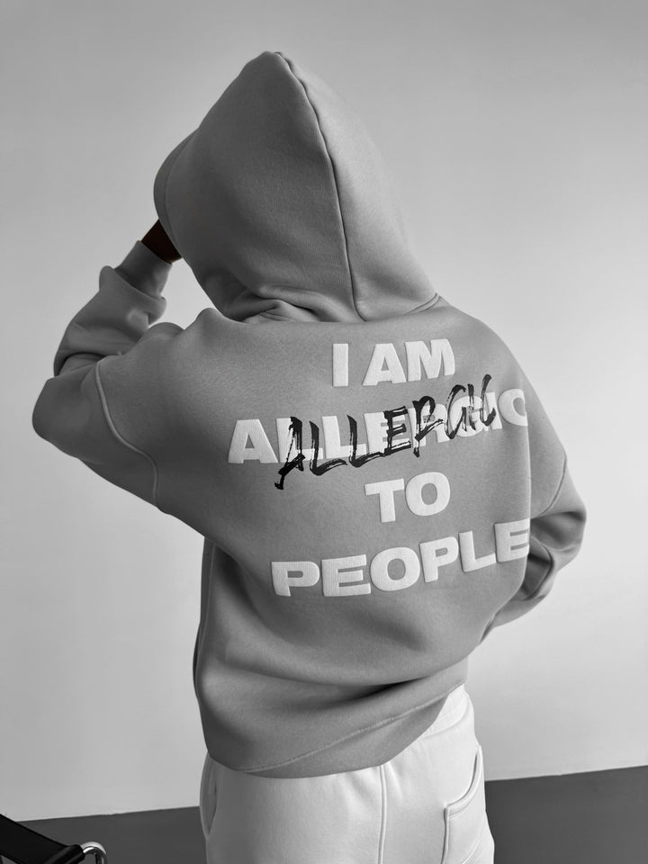 Oversize Allergic Hoodie - Grey