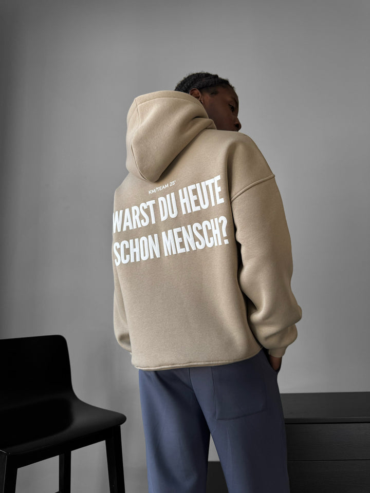 Oversize Mensch Hoodie - Simply Taupe