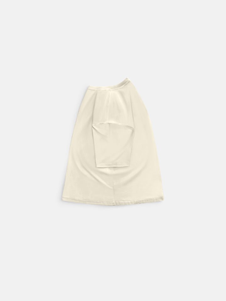 Oversize Basic T-Shirt - Antique White