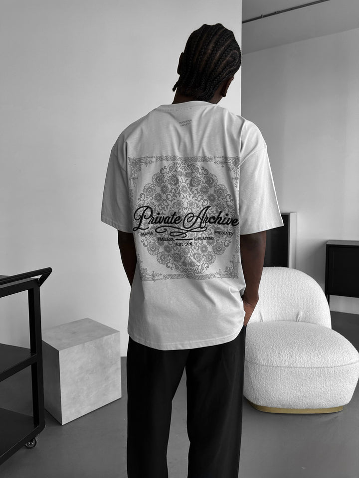 Oversize Private Archive T-Shirt - Grey