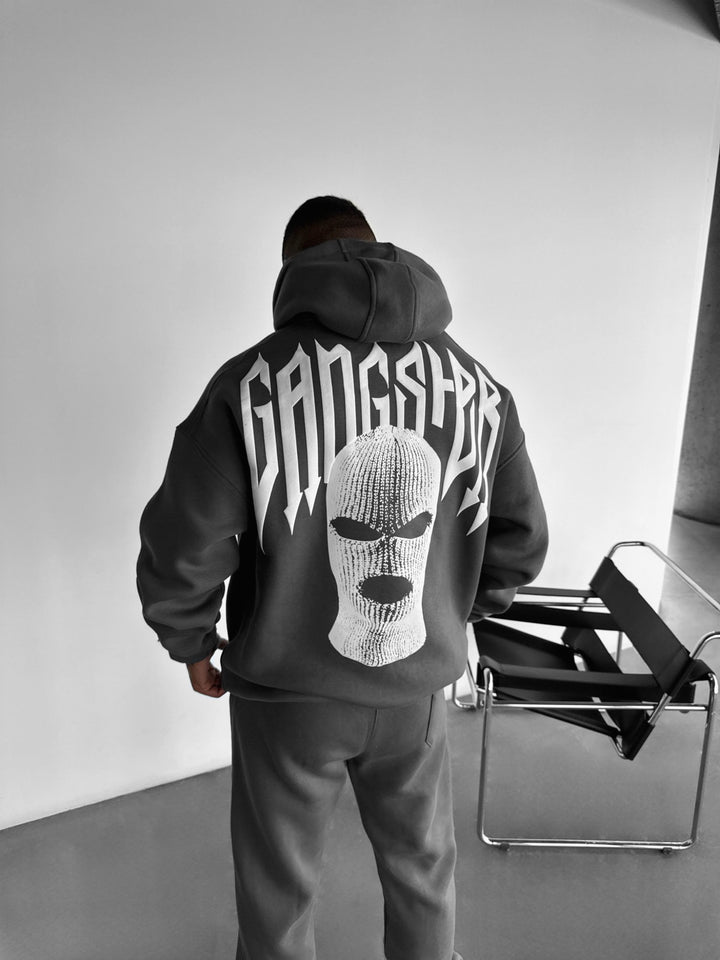 Oversize Gangster Hoodie - Anthracite