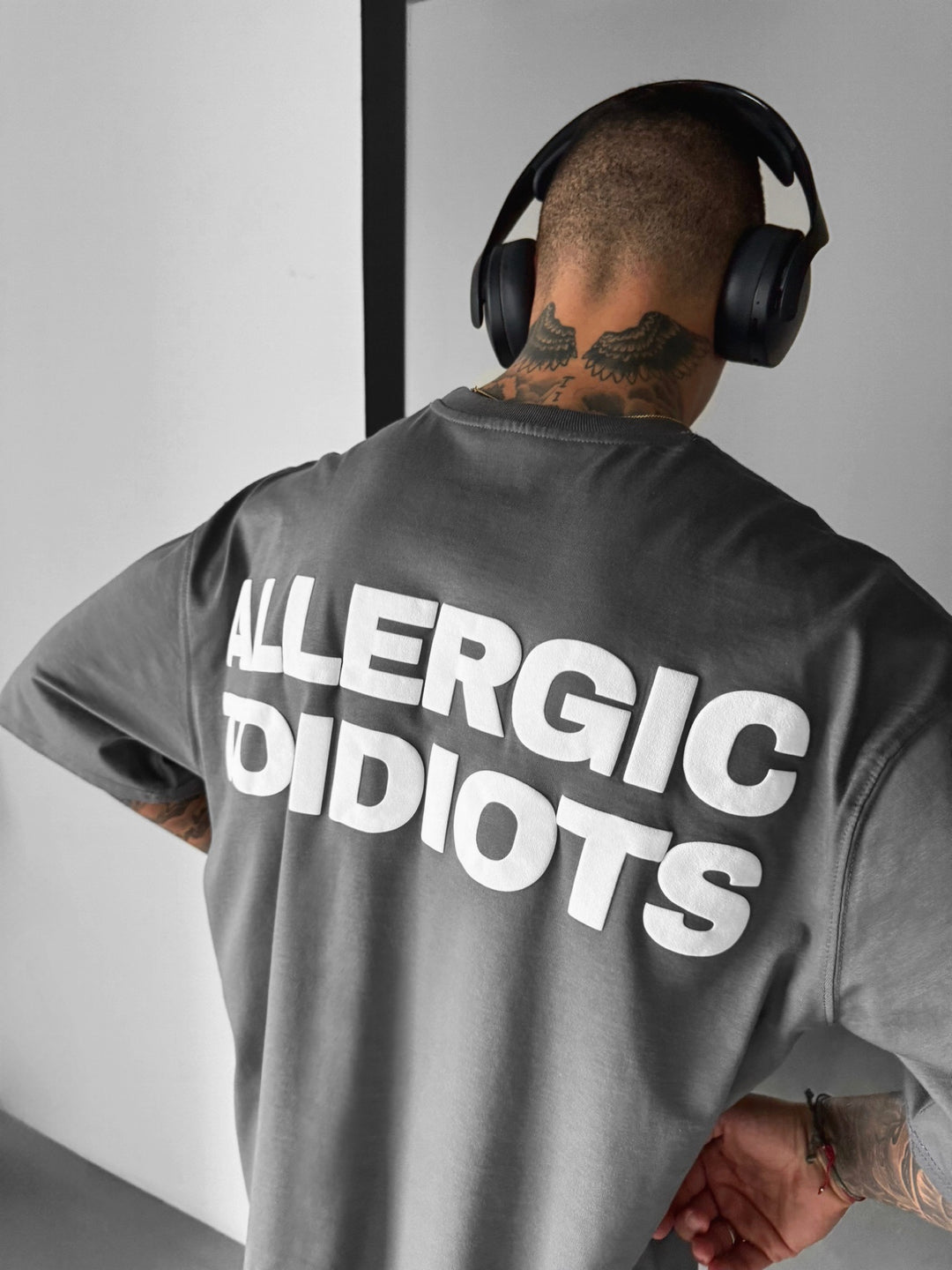 Oversize Statement T-shirt - Anthracite