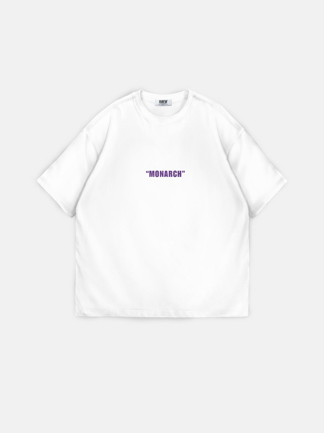 Oversize "Monarch" T-Shirt - Ecru and Lila